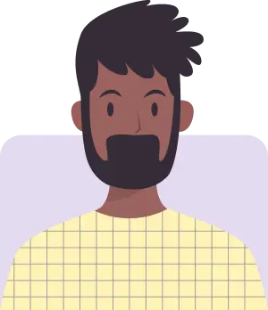 a man